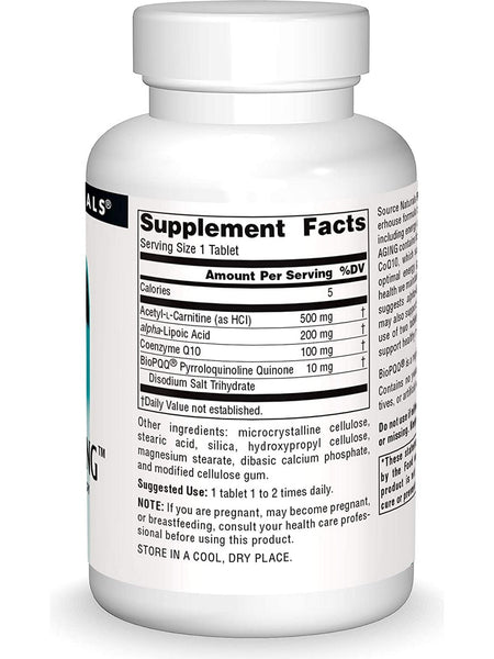 Source Naturals, PQQ Healthy Aging™, 90 tablets