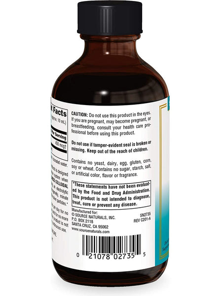 Source Naturals, Wellness Colloidal Silver™ 45 ppm, 4 fl oz
