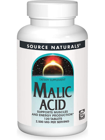 Source Naturals, Malic Acid, 120 tablets