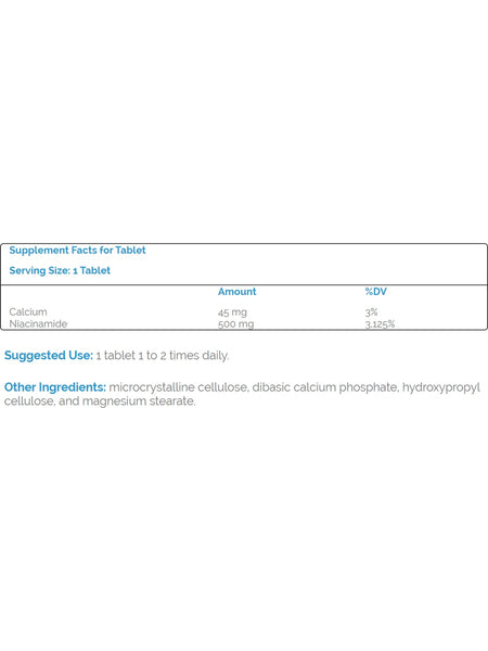Source Naturals, Niacinamide 500, 500 mg, 60 tablets