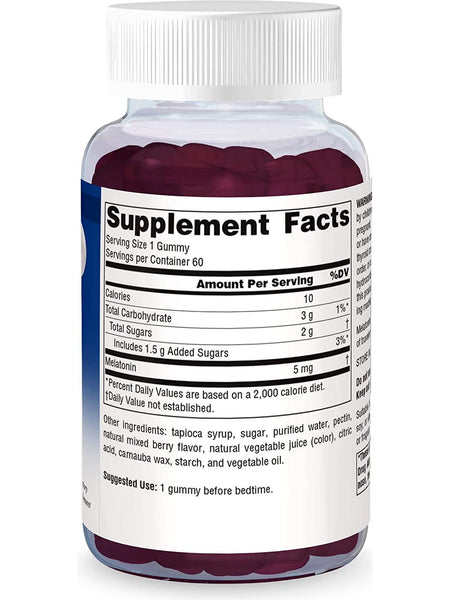 Source Naturals, Sleep Science® Melatonin 5 mg, Mixed Berry, 60 gummies