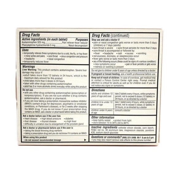 Solstice, Fortune, Coltalin-ND, Non-drowsy Cold Tablets, 36 tablets