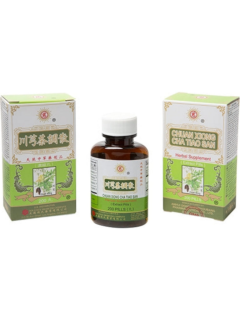 ** 12 PACK ** Solstice, Ci Brand, Chuan Xiong Cha Tiao San, 200 pills