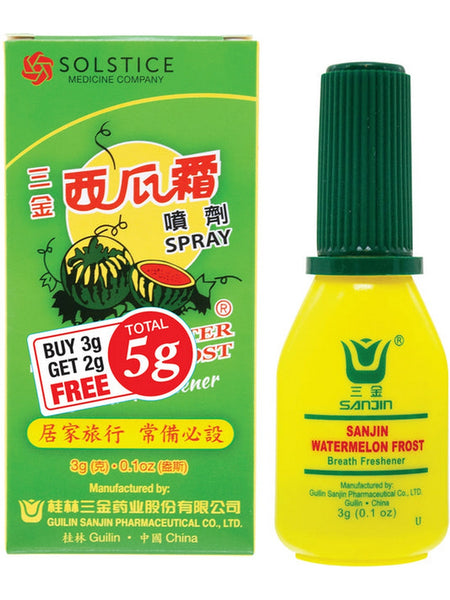 Solstice, Sanjin Watermelon Frost Spray, 3 g