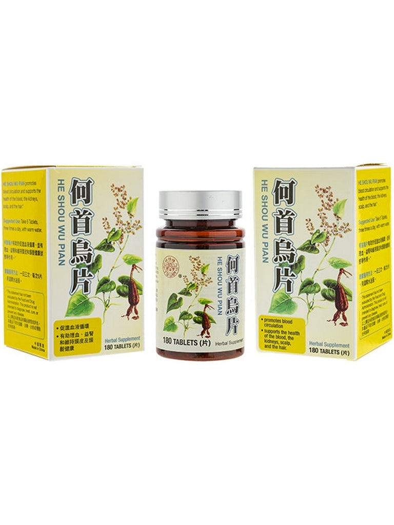 Solstice, Yu Lam Brand, He Shou Wu Pian, 180 tablets