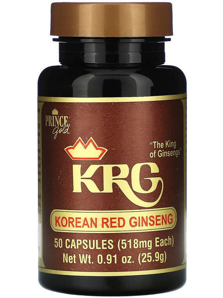 Prince of Peace, Korean Red Ginseng, 518 mg, 50 Capsules