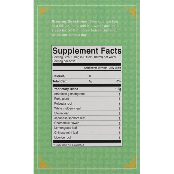 Prince of Peace, Relax Tea, 18 teabags