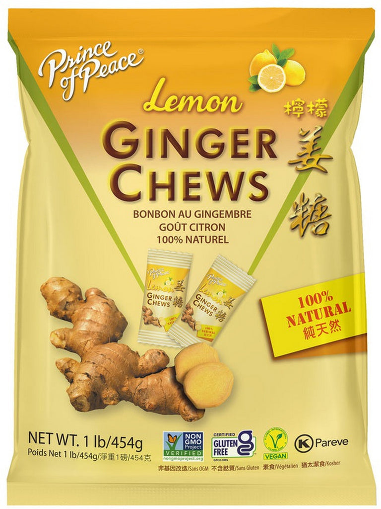Prince of Peace, Lemon Ginger Chews, 1 lb