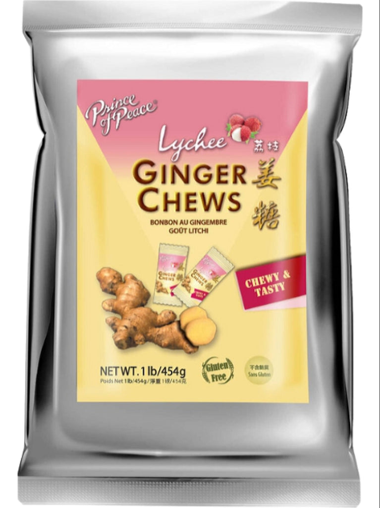 Prince of Peace, Lychee Ginger Chews, 1 lb