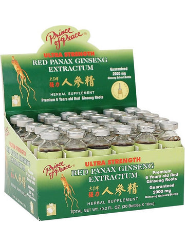 Prince of Peace, Red Panax Ginseng Extract Counter Display, 30 Bottles