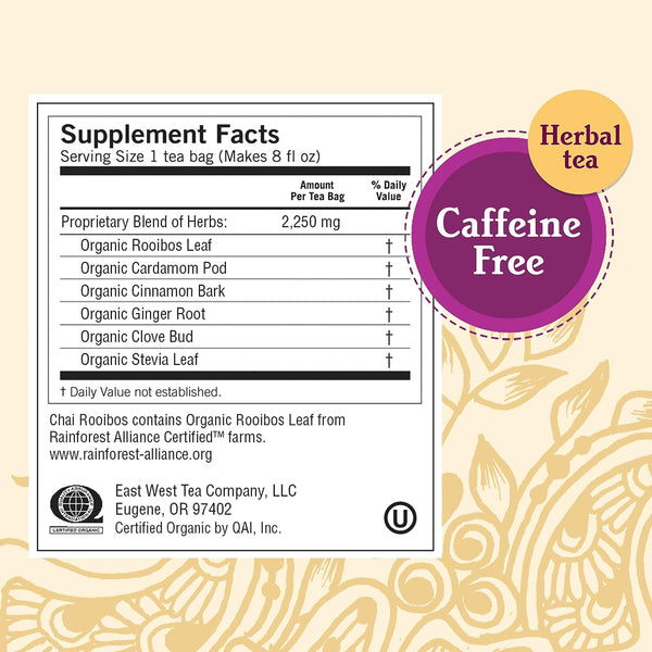 Yogi, Chai Rooibos, 16 Tea Bags