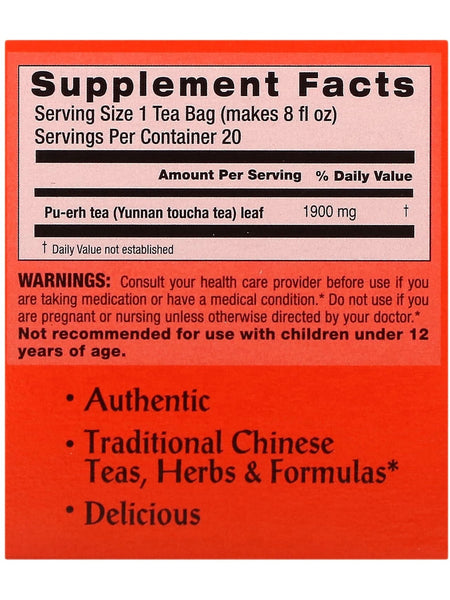 Triple Leaf Tea, Cholesterid Tea, 20 Tea Bags