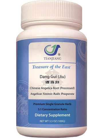 Treasure of the East, Dang Gui (Jiu), Chinese Angelica Root (Processed), 5:1 Extract Granules, 100 grams