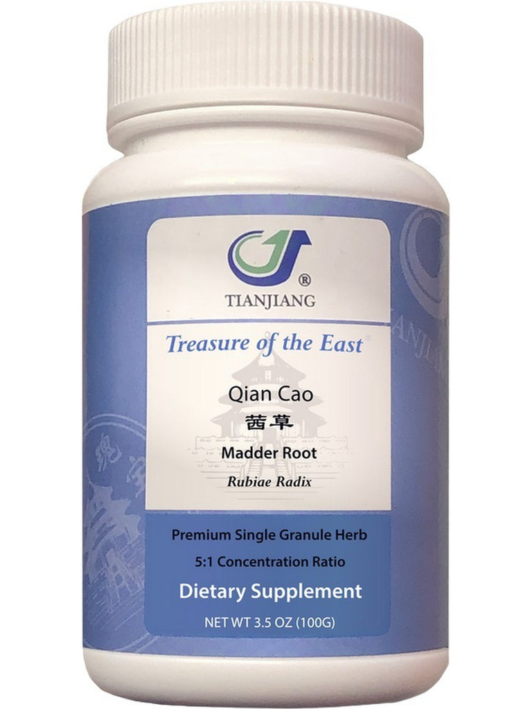 Treasure of the East, Qian Cao, Madder Root, 5:1 Extract Granules, 100 grams