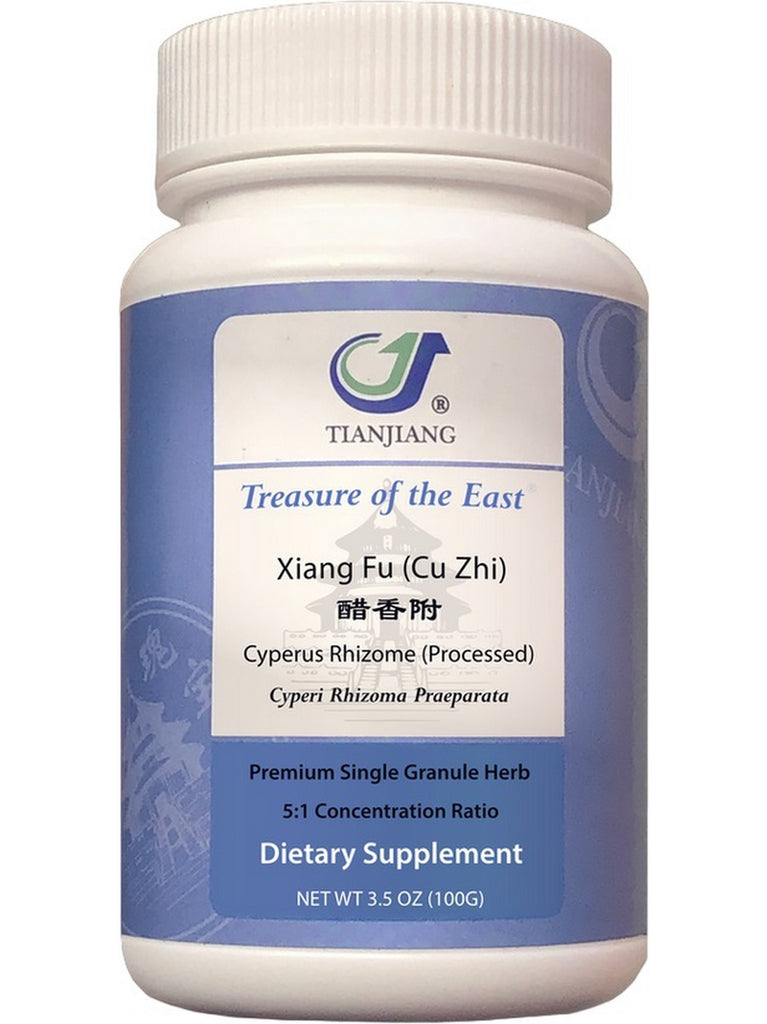Treasure of the East, Xiang Fu (Cu Zhi), Cyperus Rhizome (Processed), 5:1 Extract Granules, 100 grams