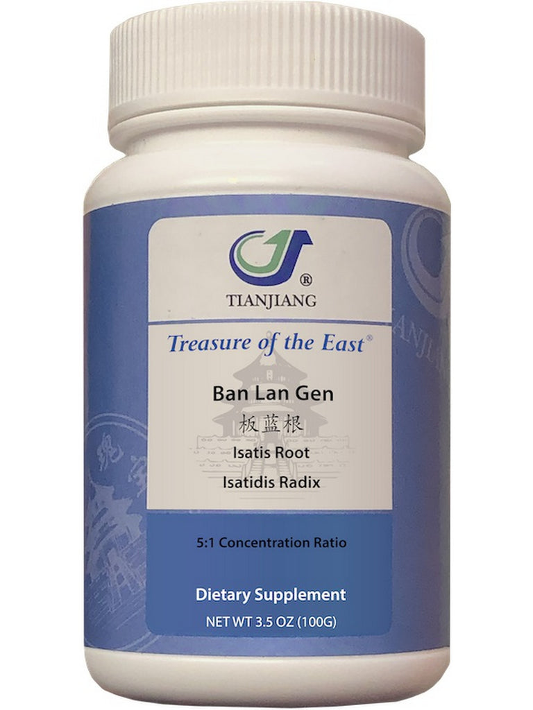 Treasure of the East, Ban Lan Gen, Isatis Root, 5:1 Extract Granules, 100 grams