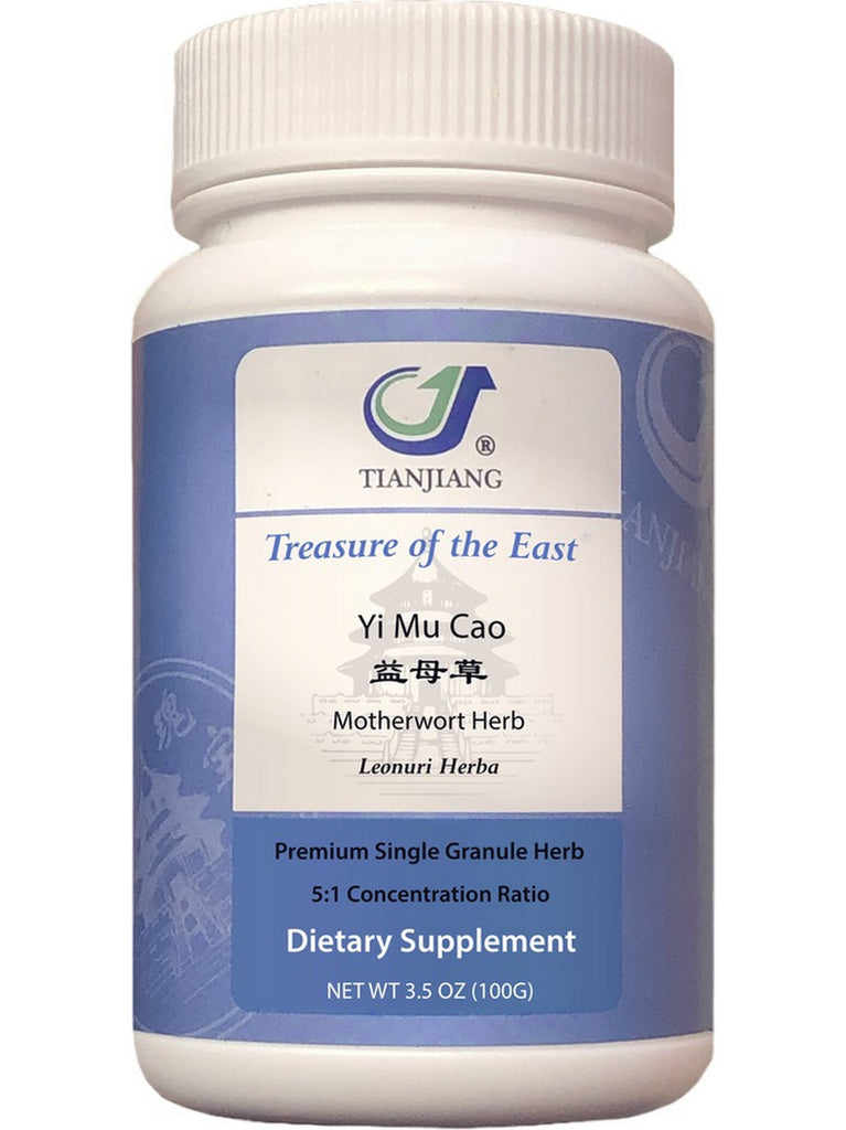 Treasure of the East, Yi Mu Cao, Motherwort Herb, 5:1 Extract Granules, 100 grams