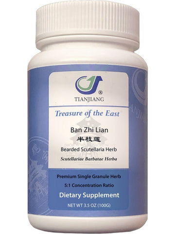 Treasure of the East, Ban Zhi Lian, Bearded Scutellaria Herb, 5:1 Extract Granules, 100 grams