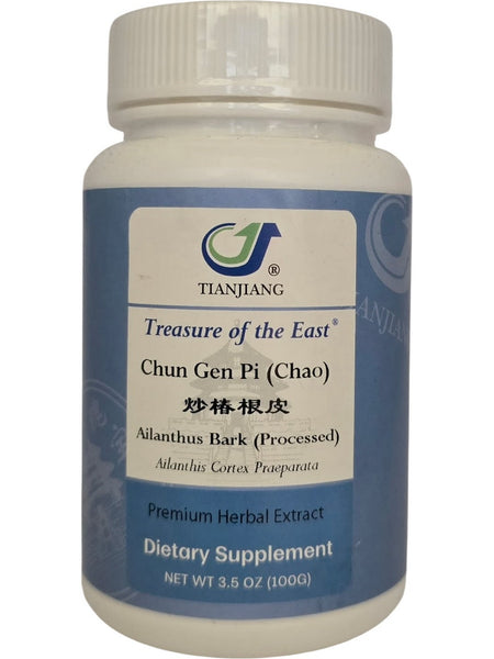 Treasure of the East, Chun Gen Pi (Chao), Ailanthus Bark (Processed), 5:1 Extract Granules, 100 grams