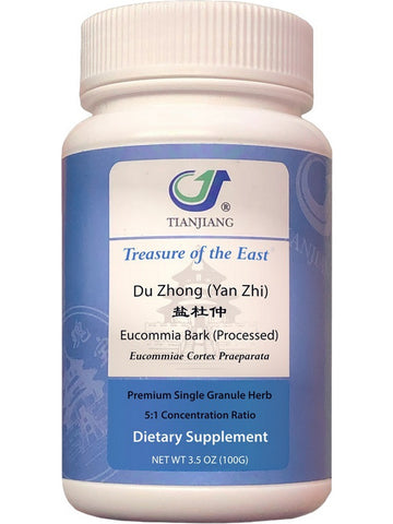 Treasure of the East, Du Zhong (Yan Zhi), Eucommia Bark (Processed), 5:1 Extract Granules, 100 grams