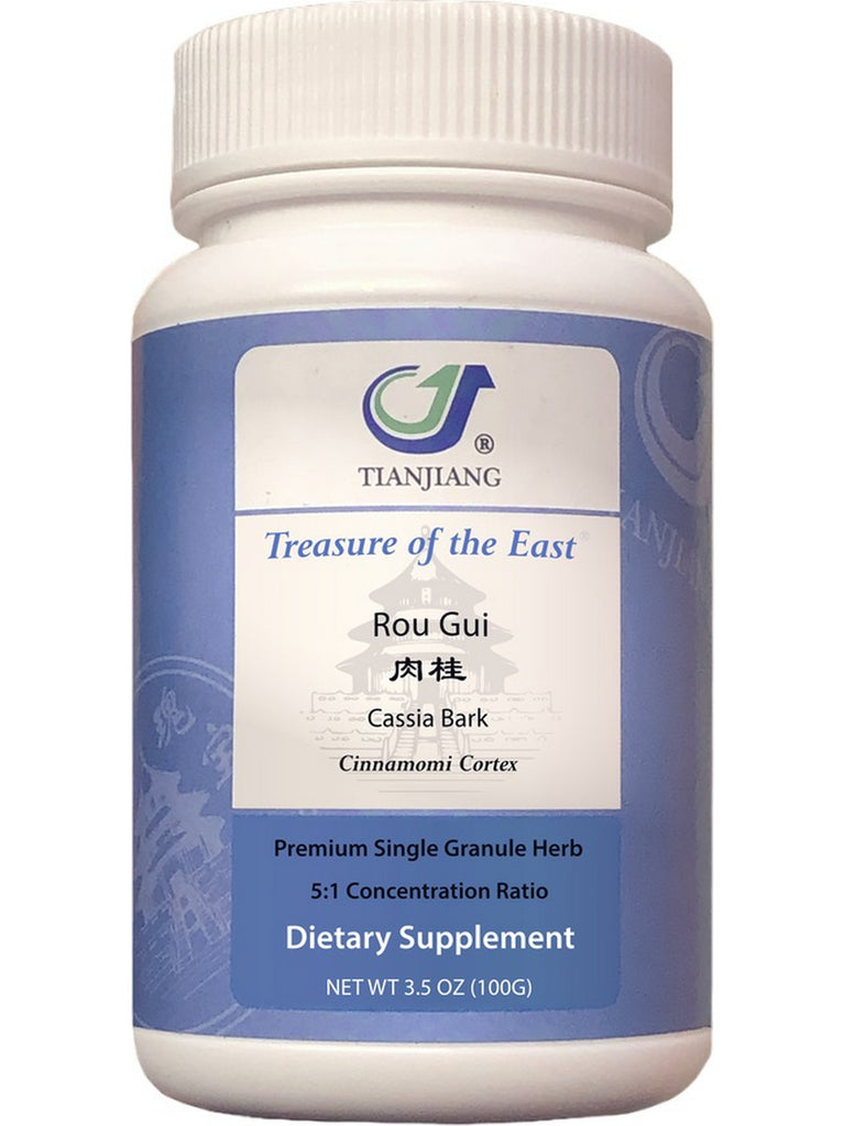 Treasure of the East, Rou Gui, Cassia Bark, 5:1 Extract Granules, 100 grams
