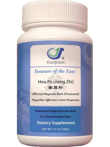 Treasure of the East, Hou Po (Jiang Zhi), Officinal Magnolia Bark (Processed), 5:1 Extract Granules, 100 grams