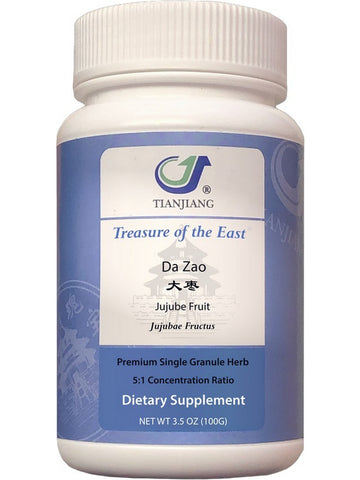 Treasure of the East, Da Zao, Jujube Fruit, 5:1 Extract Granules, 100 grams