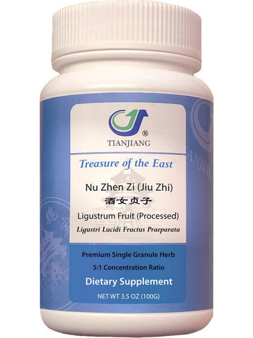 Treasure of the East, Nu Zhen Zi (Jiu Zhi), Liyustrum Fruit (Processed), 5:1 Extract Granules, 100 grams