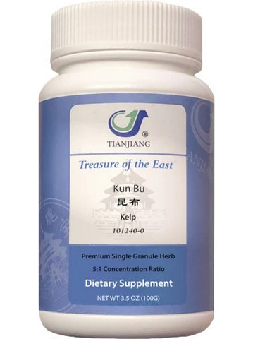 Treasure of the East, Kun Bu, Kelp, 5:1 Extract Granules, 100 grams
