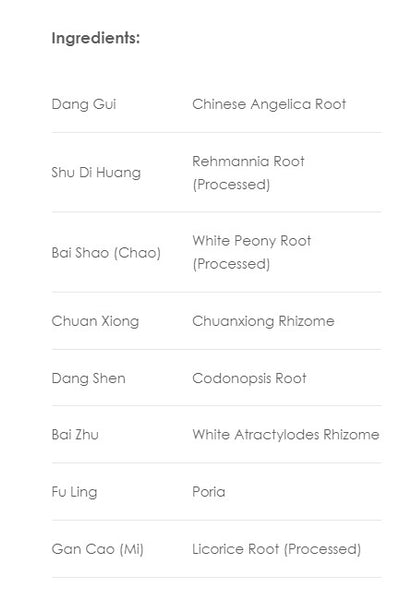 Treasure of the East, Ba Zhen Tang, Eight Treasures, Granules, 100 grams