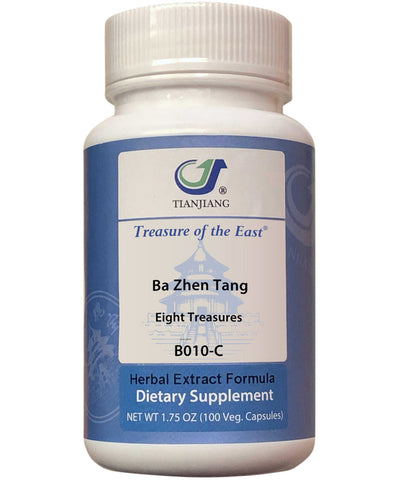 Treasure of the East, Ba Zhen Tang, Eight Treasures, 100 Vegetarian Capsules
