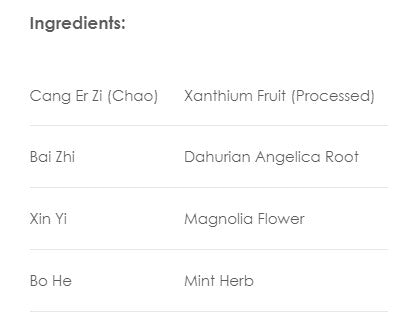 Treasure of the East, Cang Er Zi San, Xanthium Formula, Granules, 100 grams