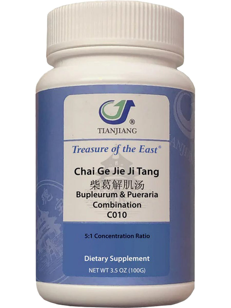 Treasure of the East, Chai Ge Jie Ji Tang, Bupleurum & Pueraria Combination, Granules, 100 grams