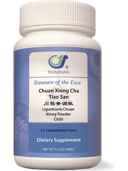 Treasure of the East, Chuan Xiong Cha Tiao San, Ligusticum Chuan Xiong Powder, 100 grams