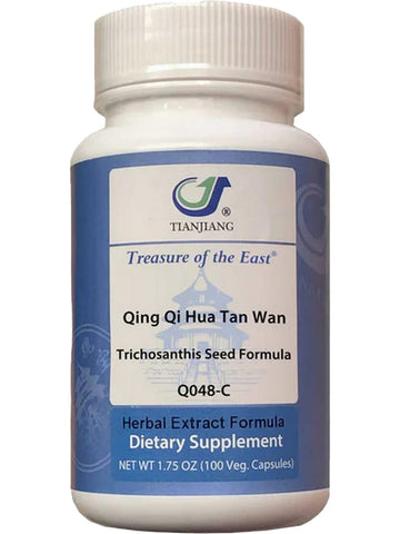 Treasure of the East, Qing Qi Hua Tan Wan, Trichosanthis Seed Formula, 100 Vegetarian Capsules