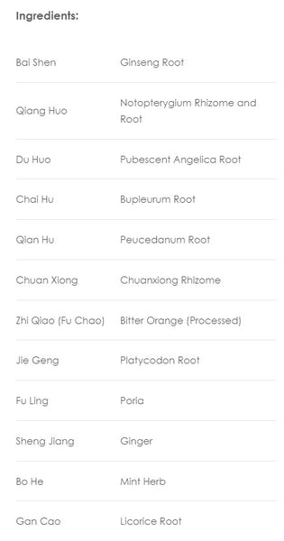 Treasure of the East, Ren Shen Bai Du San, Ginseng & Mentha Formula, Granules, 100 grams