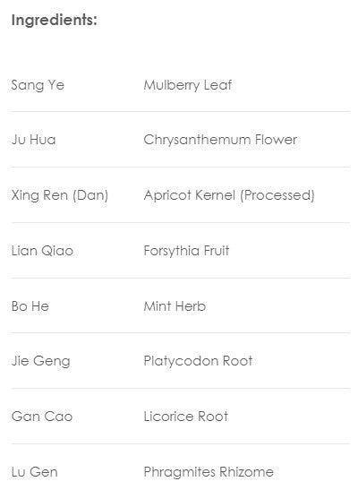 Treasure of the East, Sang Ju Yin, Mulberry Leaf & Chrysanthemum Combination, Granules, 100 grams