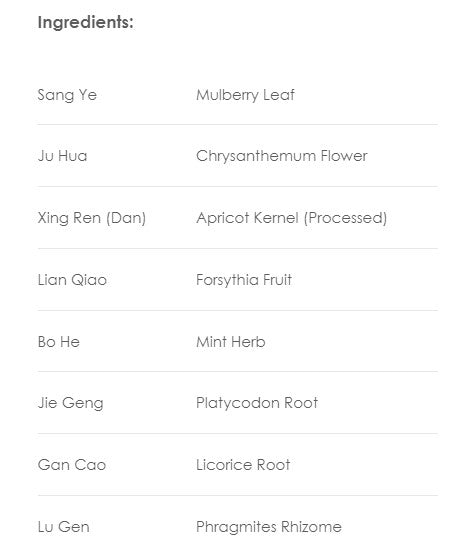 Treasure of the East, Sang Ju Yin, Mulberry Leaf & Chrysanthemum Combination, 100 Vegetarian Capsules