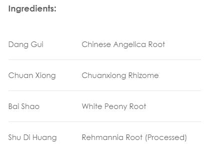 Treasure of the East, Si Wu Tang, Four-Substance Decoction, Granules, 100 grams