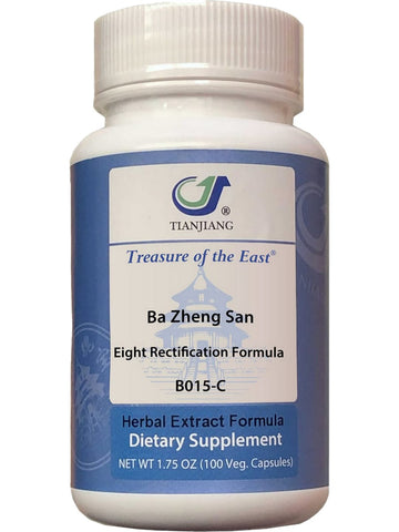 Treasure of the East, Ba Zheng San, Eight Rectification Formula, 100 Vegetarian Capsules