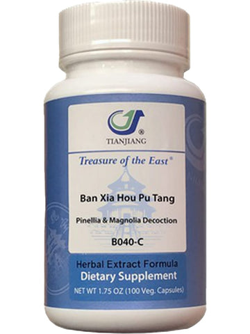 Treasure of the East, Ban Xia Hou Pu Tang, Pinellia & Magnolia Decoction, 100 Vegetarian Capsules