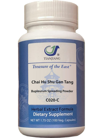 Treasure of the East, Chai Hu Shu Gan Tang, Bupleurum Spreading Powder, 100 Vegetarian Capsules
