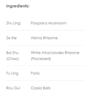 Treasure of the East, Wu Ling San, Poria Five-Herb Formula, Granules, 100 grams