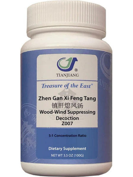 Treasure of the East, Zhen Gan Xi Feng Tang, Wood-Wind Suppressing Decoction, Granules, 100 grams