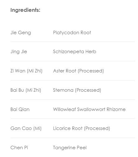 Treasure of the East, Zhi Sou San, Platycodon & Schizonepeta Formula, 100 Vegetarian Capsules