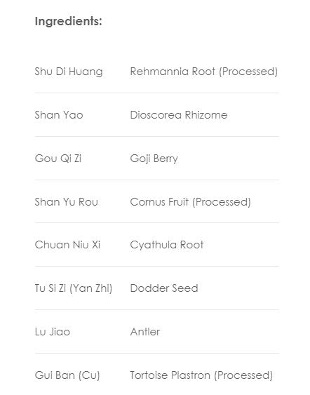 Treasure of the East, Zuo Gui Wan, Left-Return Pill, Granules, 100 grams