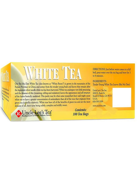 Uncle Lee's Tea, Legends of China White Tea, 100 Tea Bags