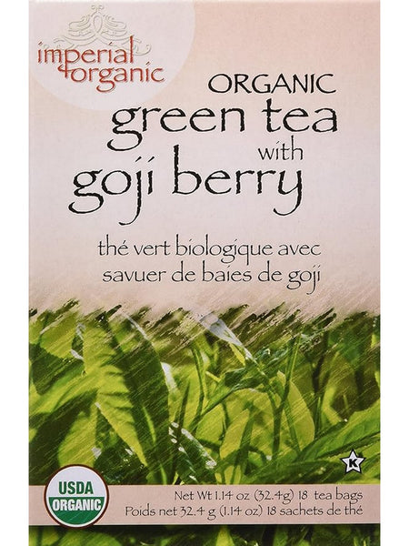 ** 12 PACK ** Uncle Lee's Tea, Organic Green Tea with Goji Berry , 18 Tea Bags