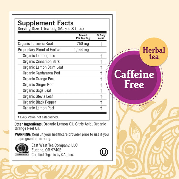 Yogi, Sweet Ginger Citrus Turmeric, 16 Tea Bags