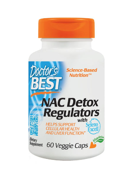 Doctor's Best, NAC Detox Regulators, 60 veggie caps